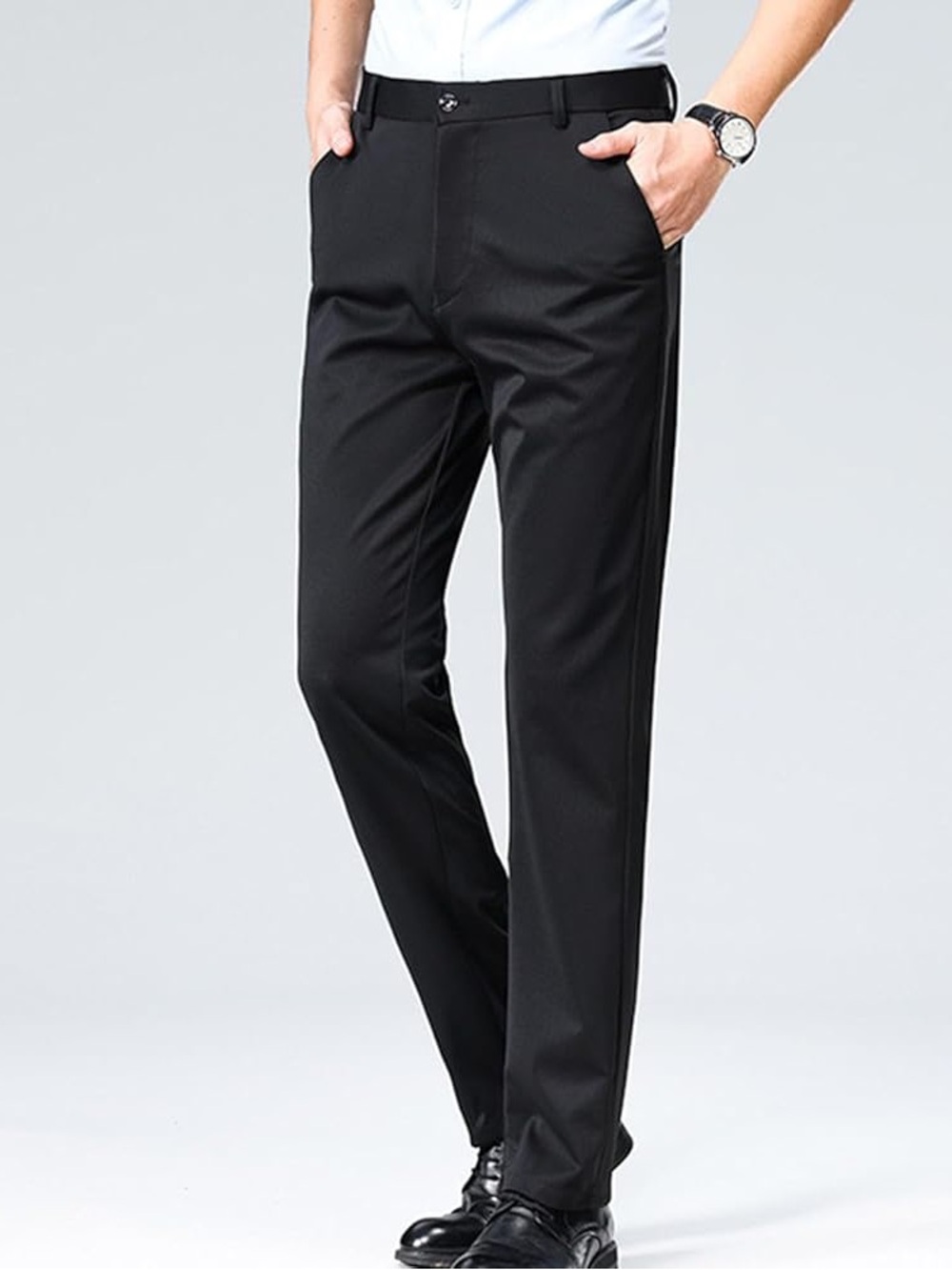 Classic Men's Black Dress Pants